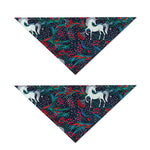Fairy Floral Unicorn Pattern Print Dog Bandana