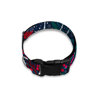 Fairy Floral Unicorn Pattern Print Dog Collar