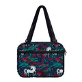 Fairy Floral Unicorn Pattern Print Double Strap Bible Bag