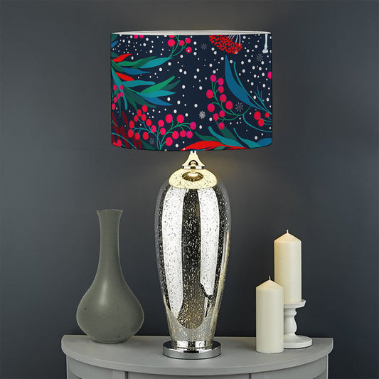 Fairy Floral Unicorn Pattern Print Drum Lamp Shade