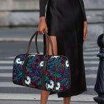 Fairy Floral Unicorn Pattern Print Duffle Bag