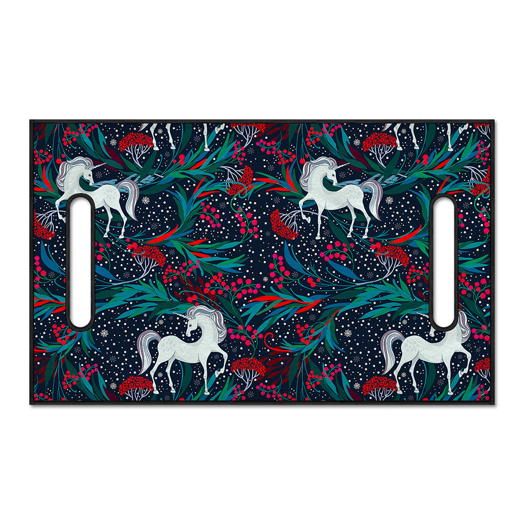 Fairy Floral Unicorn Pattern Print Golf Cart Seat Cover