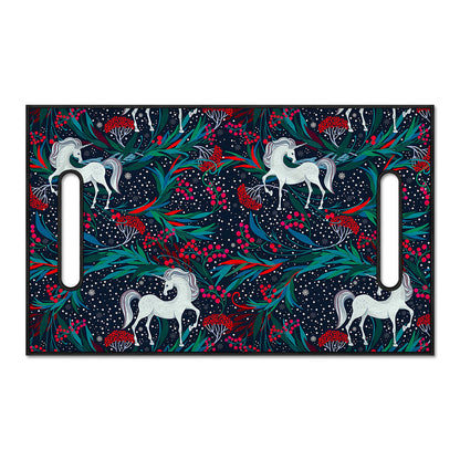 Fairy Floral Unicorn Pattern Print Golf Cart Seat Cover