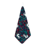 Fairy Floral Unicorn Pattern Print Hand Towel
