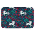 Fairy Floral Unicorn Pattern Print Indoor Door Mat
