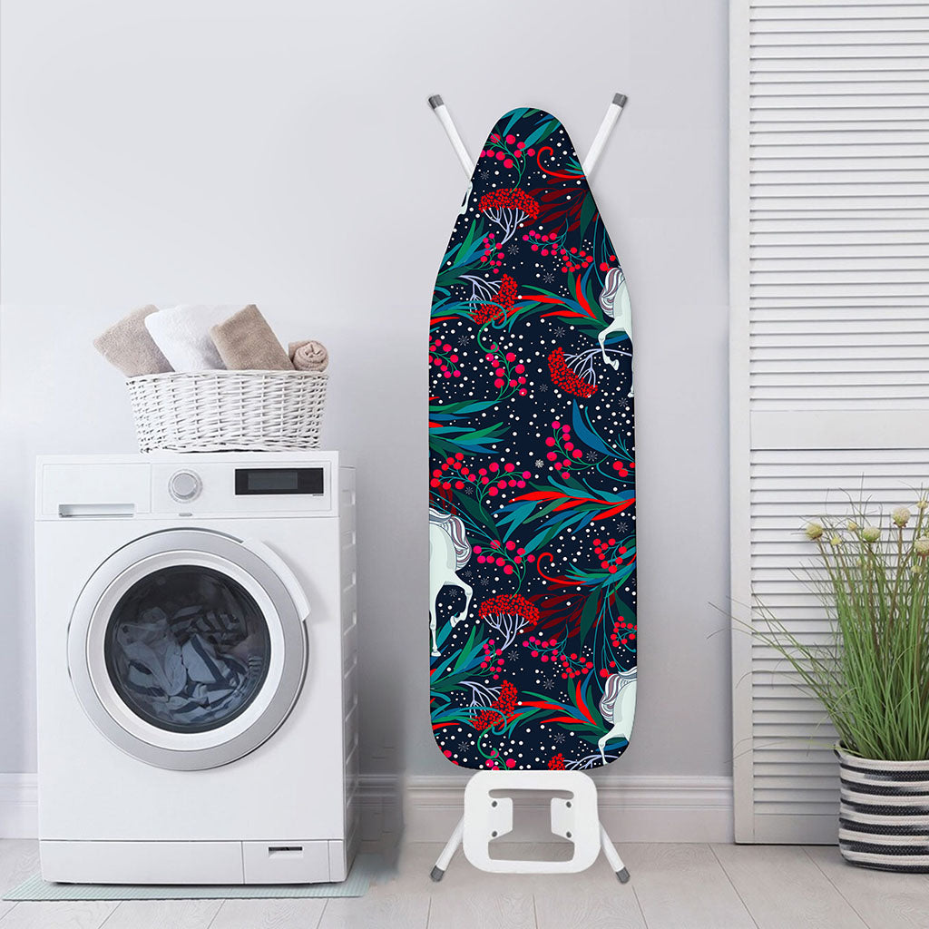 Fairy Floral Unicorn Pattern Print Ironing Board Cover
