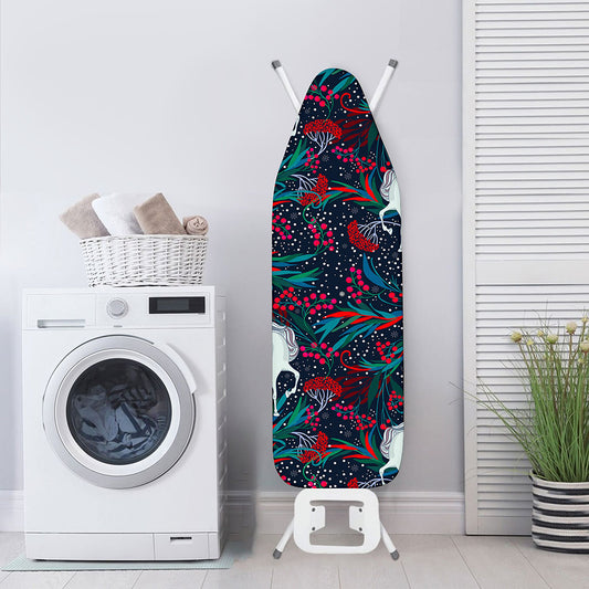 Fairy Floral Unicorn Pattern Print Ironing Board Cover