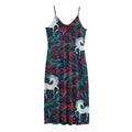 Fairy Floral Unicorn Pattern Print Jersey Midi Cami Dress