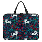 Fairy Floral Unicorn Pattern Print Laptop Sleeve With Handle