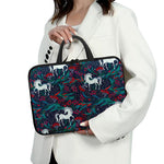 Fairy Floral Unicorn Pattern Print Laptop Sleeve With Handle