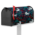 Fairy Floral Unicorn Pattern Print Mailbox Cover