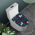 Fairy Floral Unicorn Pattern Print Toilet Lid Cover
