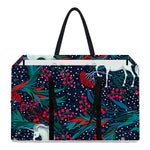 Fairy Floral Unicorn Pattern Print Utility Tote Bag