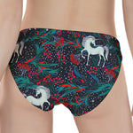 Fairy Floral Unicorn Pattern Print Women's Panties