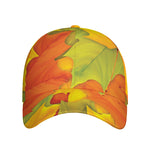 Fall Autumn Maple Leaves Print Baseball Cap