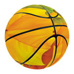 Fall Autumn Maple Leaves Print Basketball