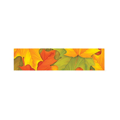 Fall Autumn Maple Leaves Print Bed Runner