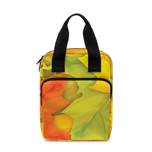 Fall Autumn Maple Leaves Print Bible Tote Bag