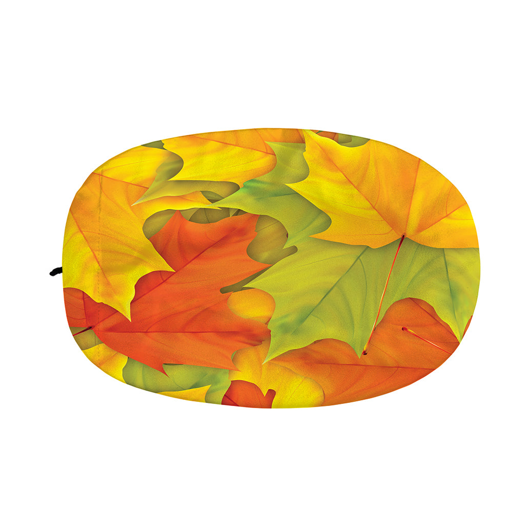 Fall Autumn Maple Leaves Print Car Side Mirror Covers