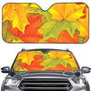 Fall Autumn Maple Leaves Print Car Windshield Sun Shade