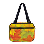 Fall Autumn Maple Leaves Print Double Strap Bible Bag