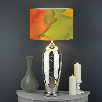 Fall Autumn Maple Leaves Print Drum Lamp Shade
