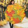 Fall Autumn Maple Leaves Print Foldable Umbrella