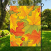 Fall Autumn Maple Leaves Print Garden Flag