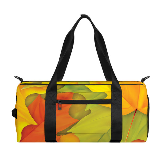 Fall Autumn Maple Leaves Print Gym Bag