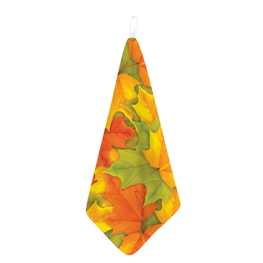 Fall Autumn Maple Leaves Print Hand Towel