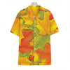 Fall Autumn Maple Leaves Print Hawaiian Shirt