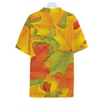 Fall Autumn Maple Leaves Print Hawaiian Shirt