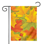 Fall Autumn Maple Leaves Print House Flag