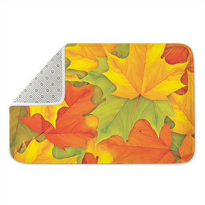 Fall Autumn Maple Leaves Print Indoor Door Mat