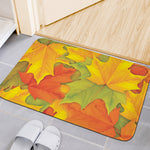 Fall Autumn Maple Leaves Print Indoor Door Mat