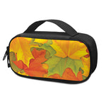 Fall Autumn Maple Leaves Print Insulin Cooler Travel Case