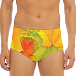 Fall Autumn Maple Leaves Print Men's Triangle Swim Briefs