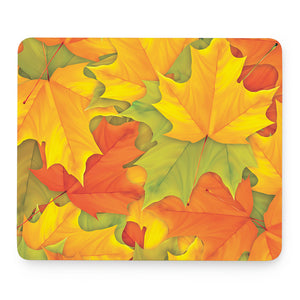 Fall Autumn Maple Leaves Print Mouse Pad