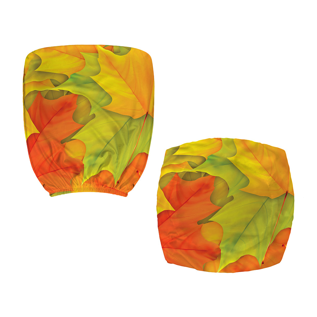 Fall Autumn Maple Leaves Print Office Chair Cover