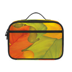Fall Autumn Maple Leaves Print Portable Lunch Bag