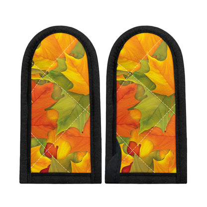 Fall Autumn Maple Leaves Print Skillet Handle Cover
