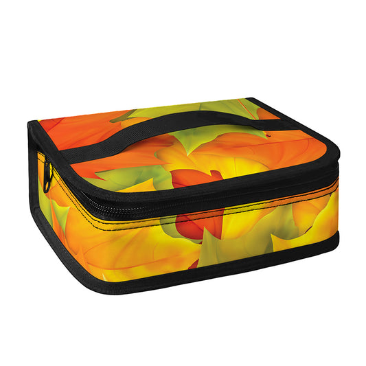Fall Autumn Maple Leaves Print Small Lunch Bag