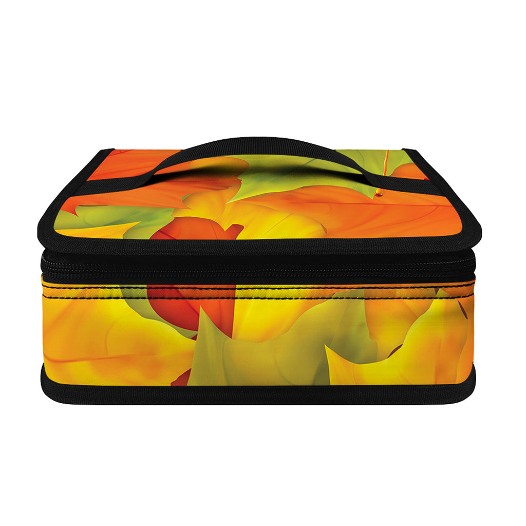 Fall Autumn Maple Leaves Print Small Lunch Bag