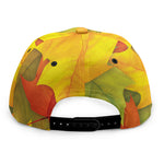 Fall Autumn Maple Leaves Print Snapback Cap