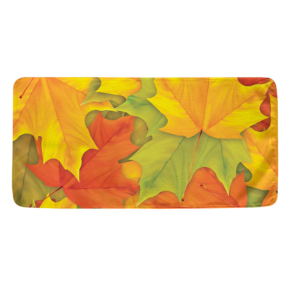 Fall Autumn Maple Leaves Print Towel