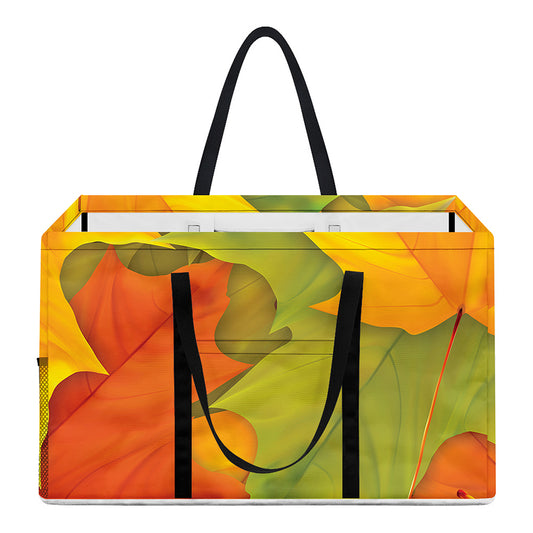 Fall Autumn Maple Leaves Print Utility Tote Bag