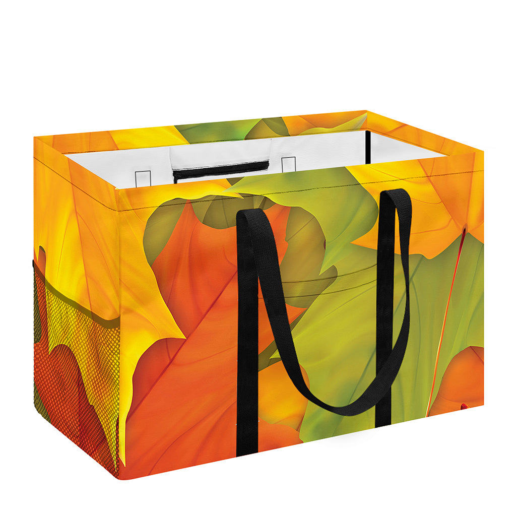 Fall Autumn Maple Leaves Print Utility Tote Bag