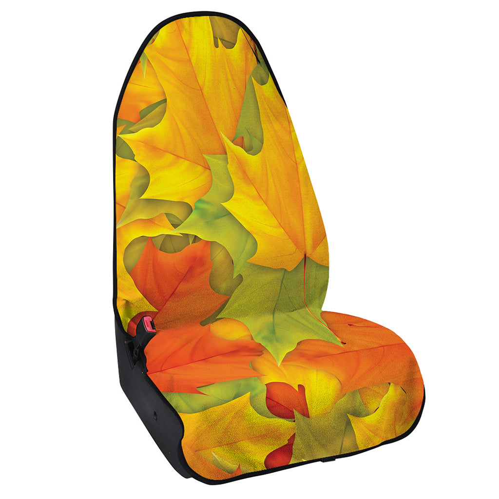 Fall Autumn Maple Leaves Print Waterproof Car Seat Cover