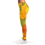 Fall Autumn Maple Leaves Print Women's Leggings