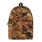 Fall Leaves Hunting Camouflage Print Backpack